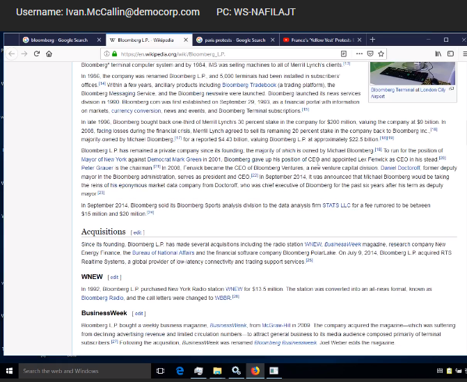 Think Track's live screen streaming